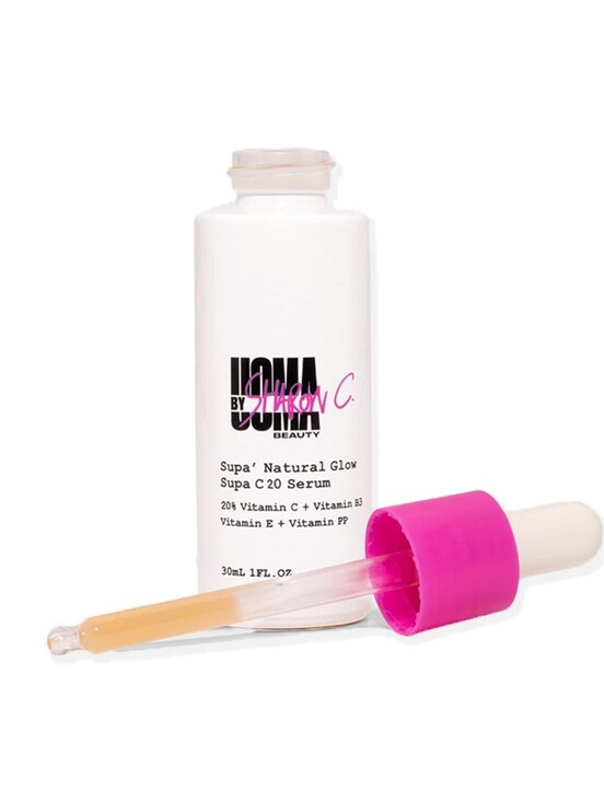 Uoma Beauty Other - Uoma Beauty Supa' Natural Glow Supa C20 Serum - White & Hot Pink